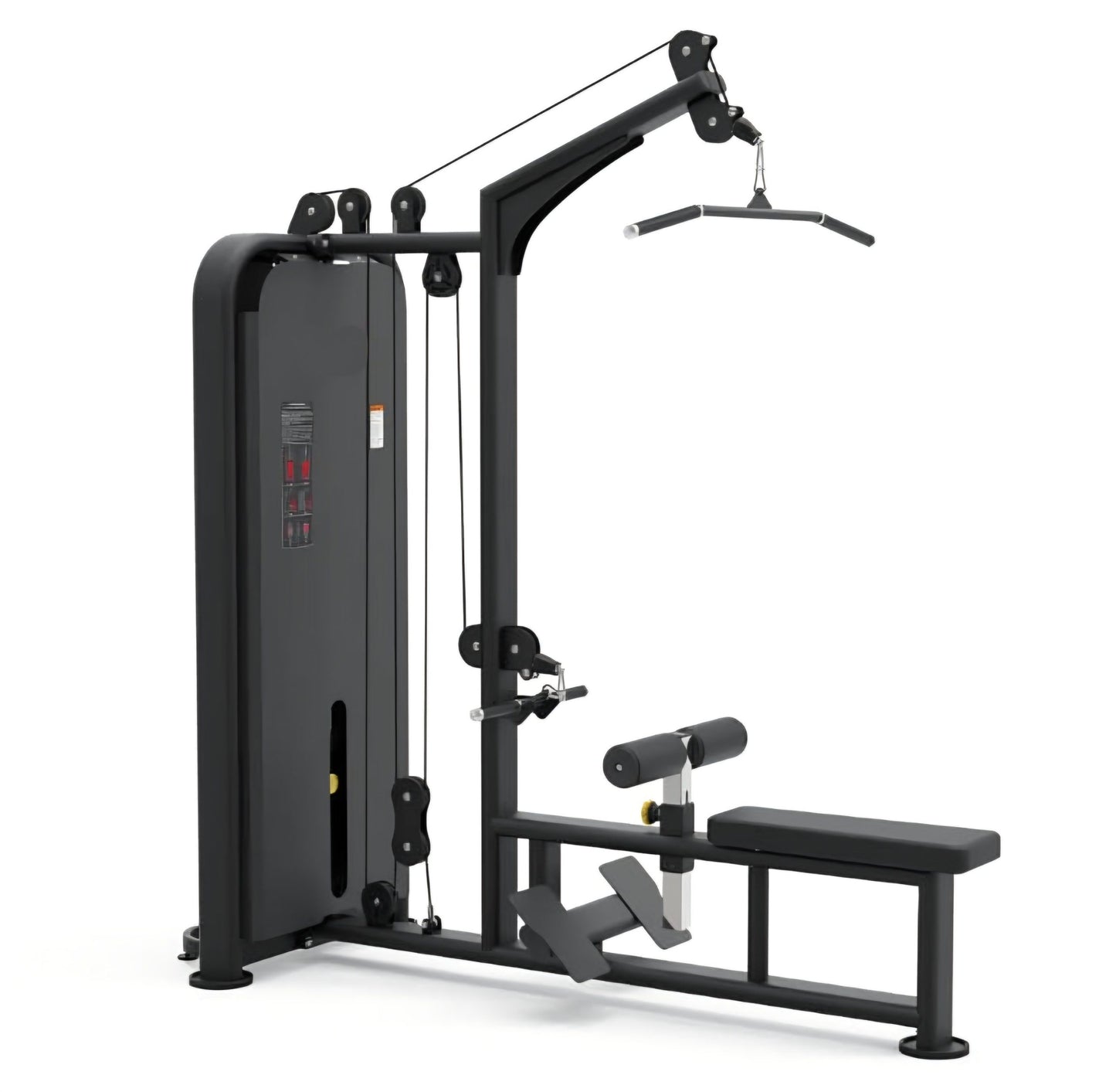Heavy Commercial Lat Pull Down & Back Low Row Strength Trainer Machine