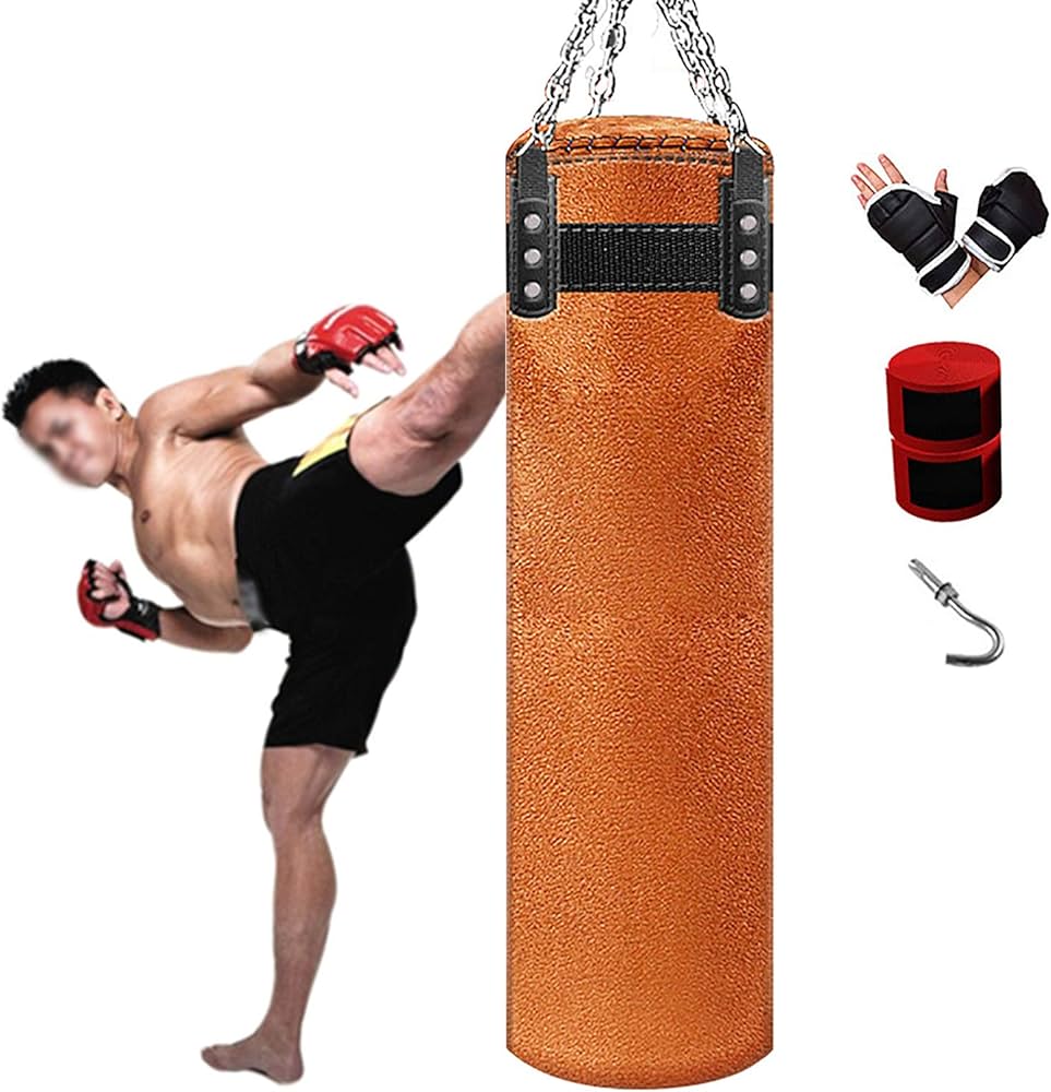 Vintage Boxing, Kickboxing Punching Bag for Muay Thai & Martial Arts
