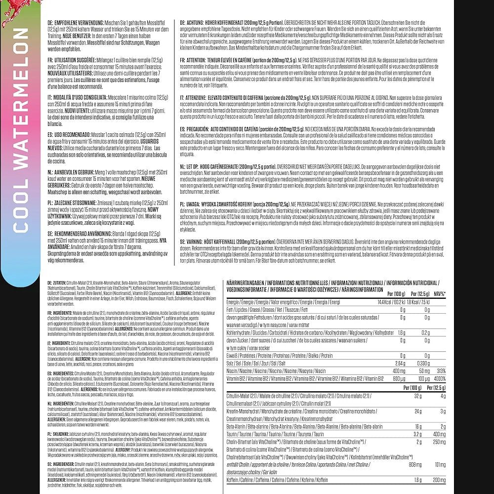 Applied Nutrition ABE Pre Workout Powder (Cool Watermelon)