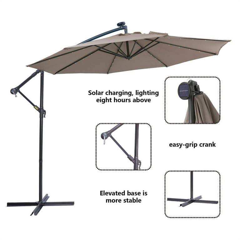 Cantilever Umbrella – Patio & Backyard Shade Canopy