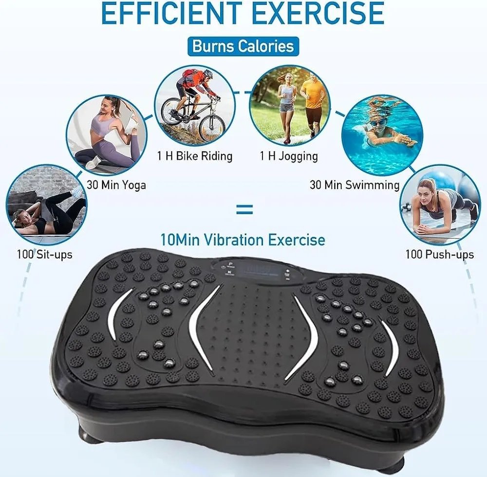Full Body Massage Vibration Plate with Bluetooth