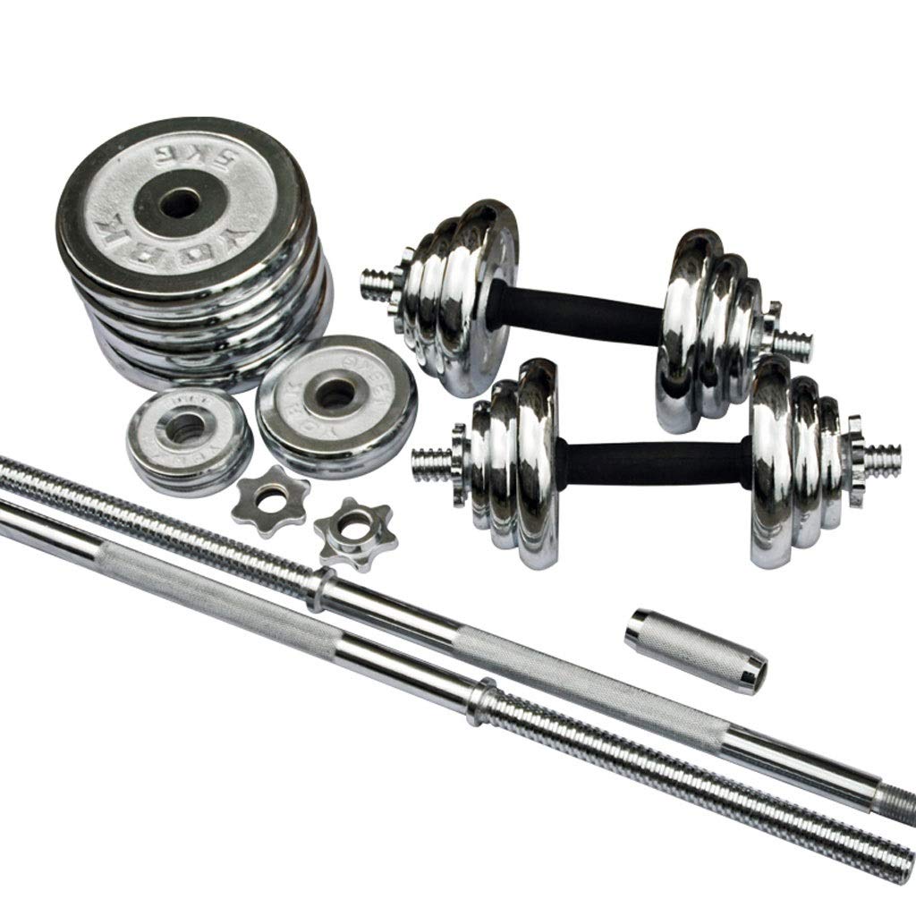 50kg Cast Iron Barbell and Dumbbell Set