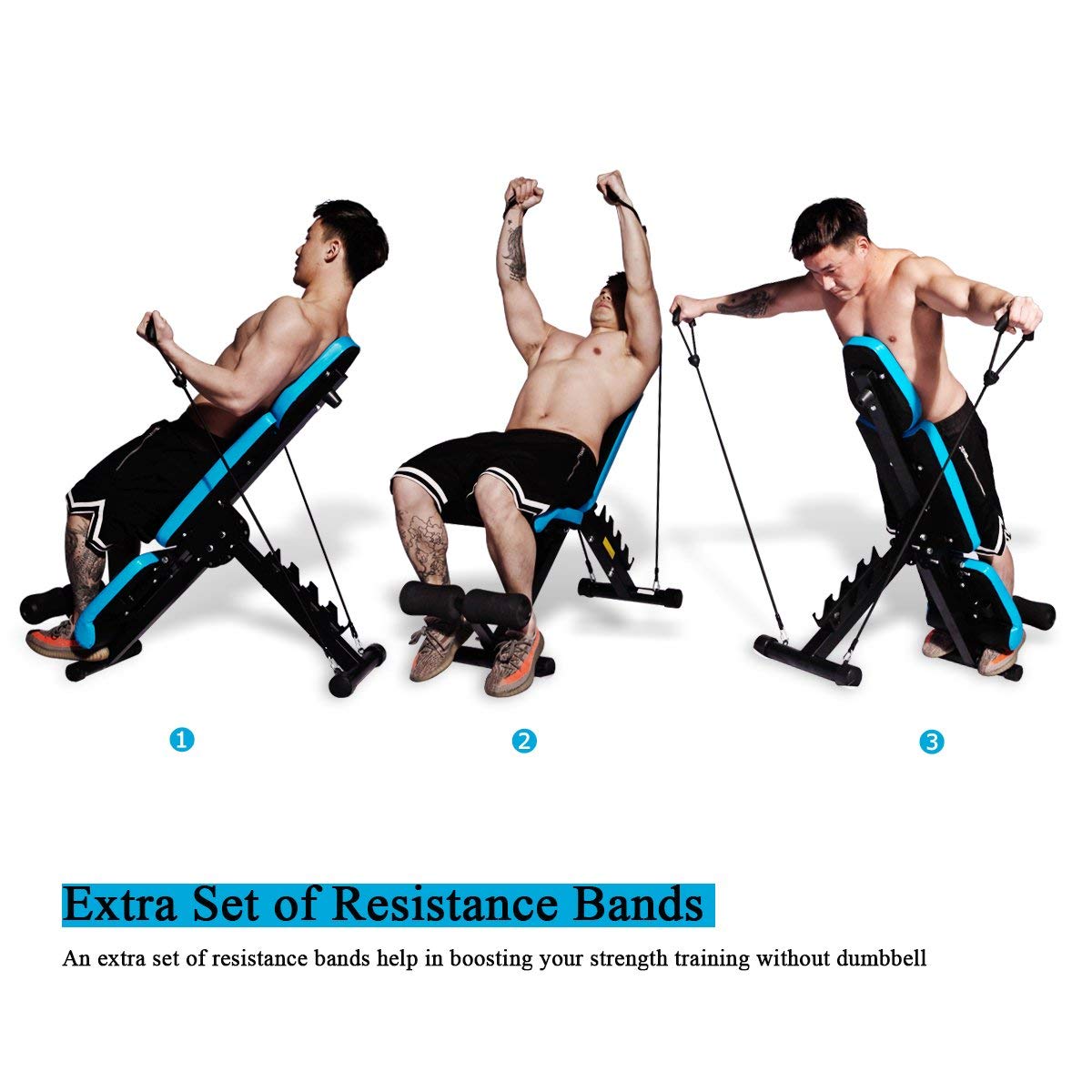 JX FITNESS Adjustable Weight Bench