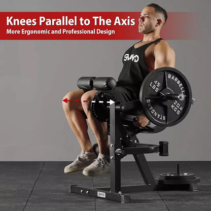 Leg Extension & Curl Machine — Adjustable Plate-Loaded Lower Body Trainer